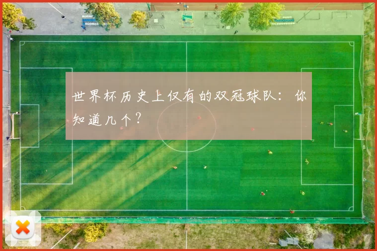 世界杯历史上仅有的双冠球队:你知道几个?