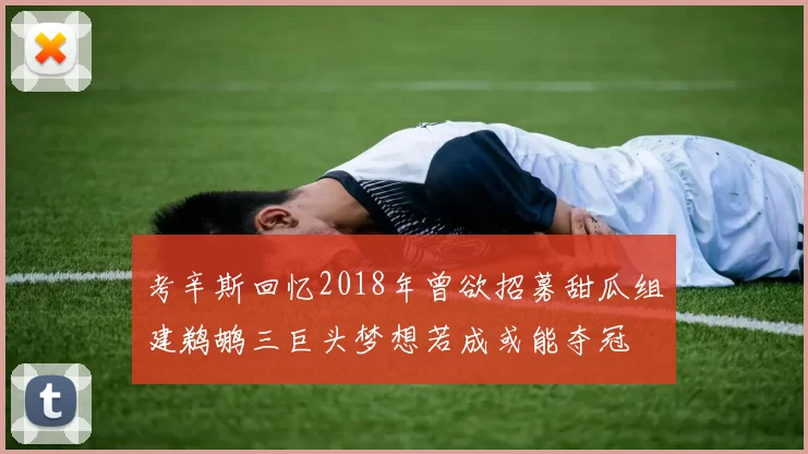 考辛斯回忆2018年曾欲招募甜瓜组建鹈鹕三巨头梦想若成或能夺冠