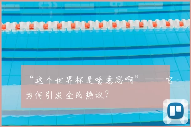 “这个世界杯是啥意思啊”——它为何引发全民热议?