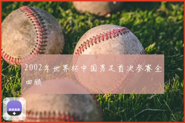 2002年世界杯中国男足首次参赛全回顾