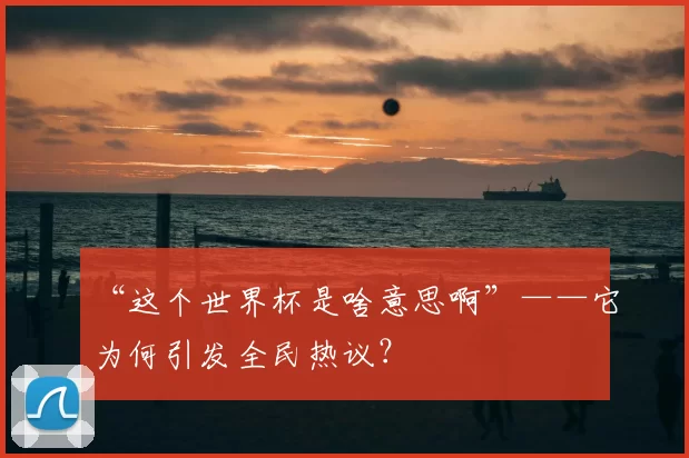 “这个世界杯是啥意思啊”——它为何引发全民热议?
